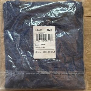 New in Bag Boys Cobalt Blue Henley Long Sleeve